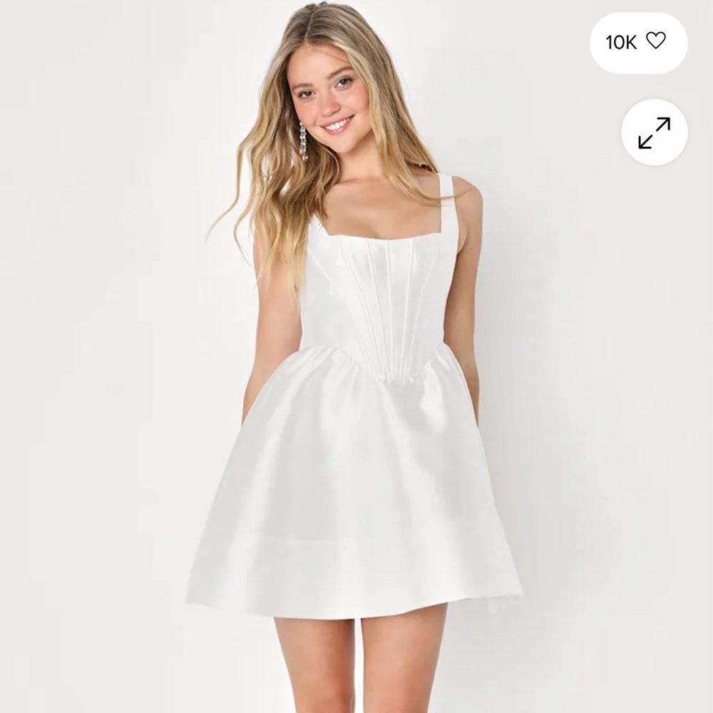 Elegant Lulus White Dress
